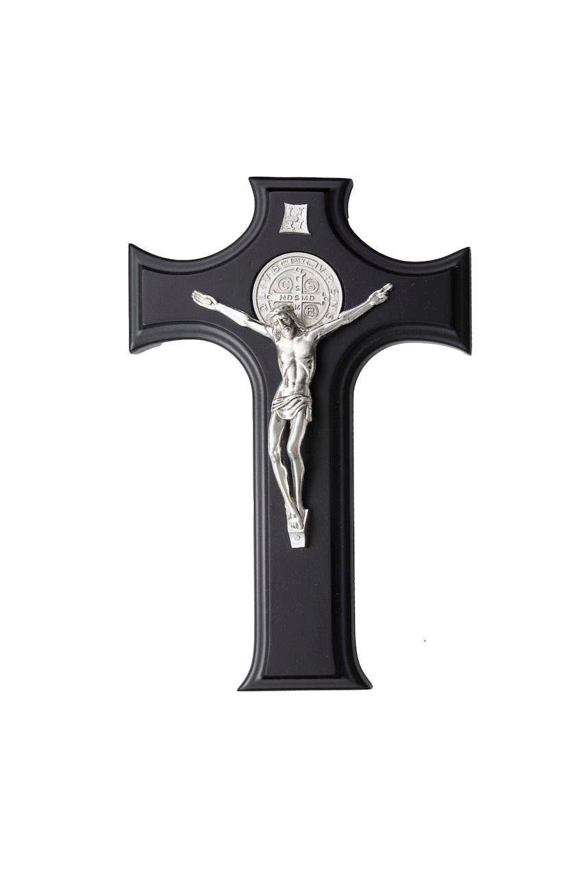 CRUZ SAN BENITO N°16 CON MADERA PLATA