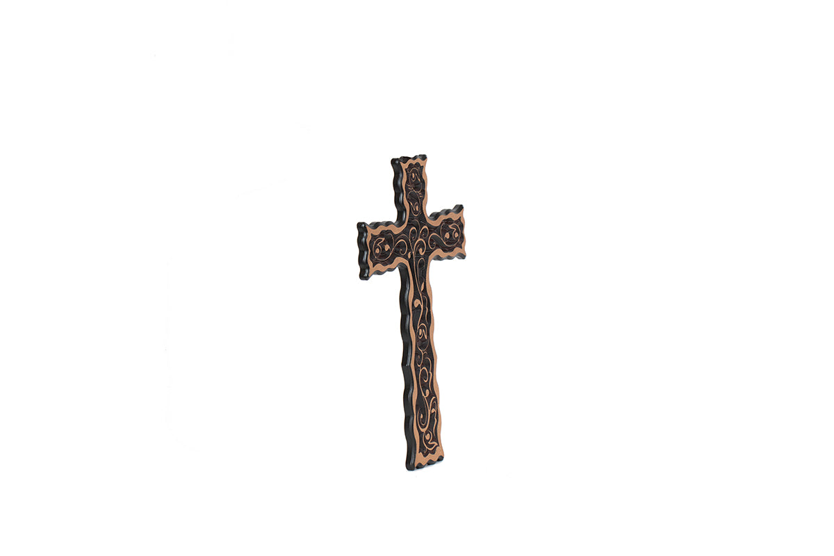 CRUZ GRABADA ORNAMENTAL MOD.1