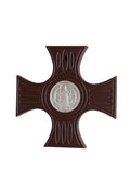CRUZ CÉLTICA MEDALLÓN PLATA