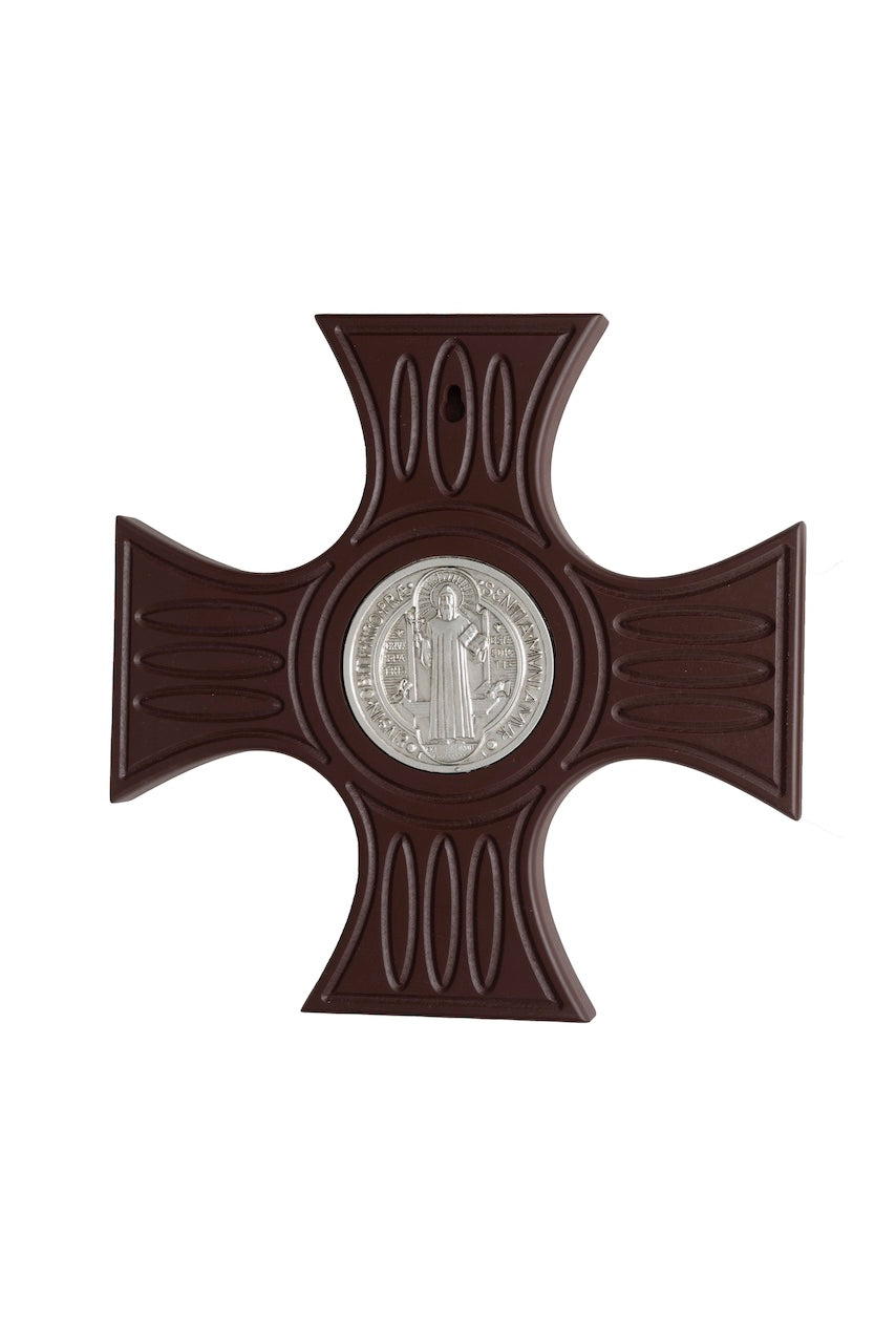 CRUZ CÉLTICA MEDALLÓN PLATA