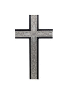 CRUZ MATRIMONIO SOLERA GRABADA PLATA