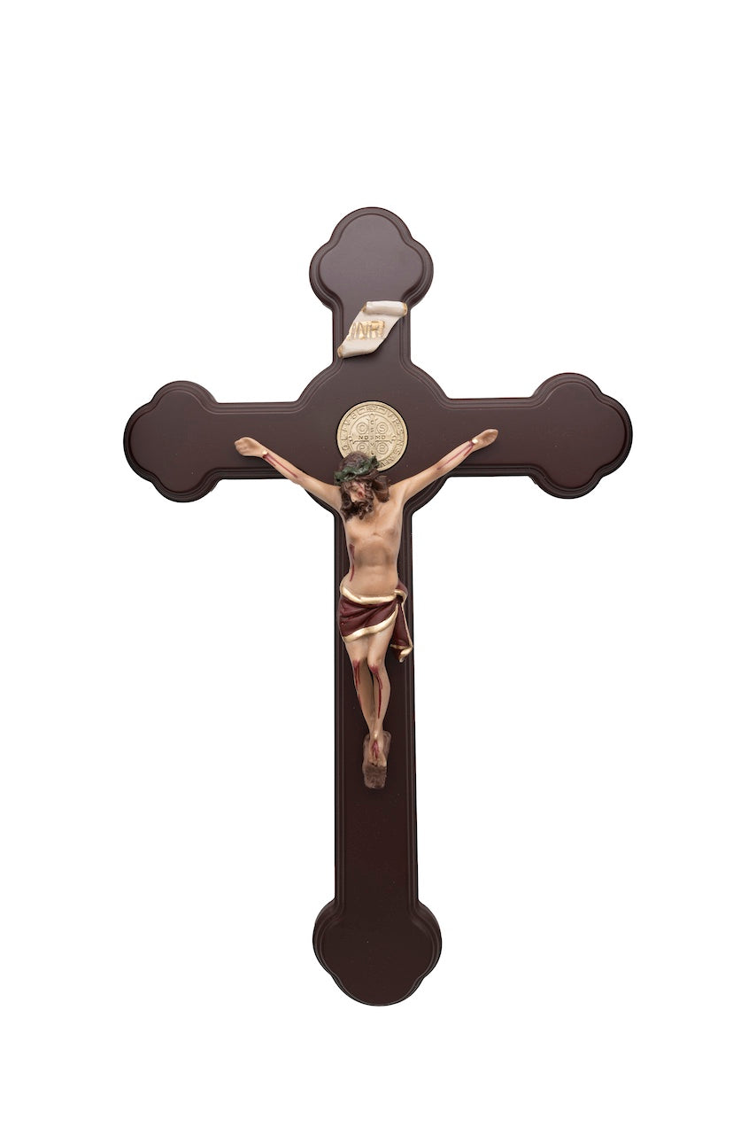 CRUZ CHICA PARA COLGAR  CUERPO DE RESINA