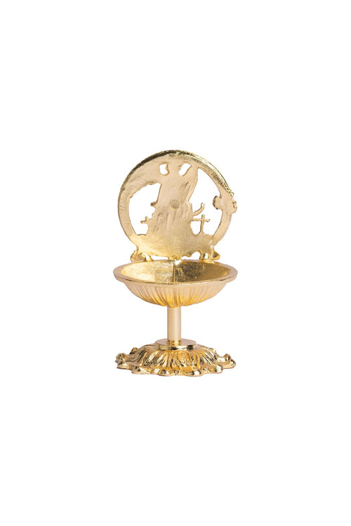 ANGEL DE LA GUARDA MEDALLÓN DORADO