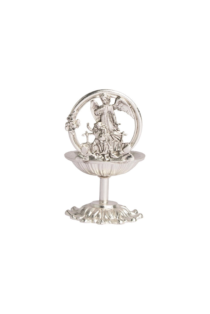ANGEL DE LA GUARDA MEDALLÓN PLATA
