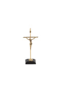 CRISTO #10 DORADO C/BASE MADERA