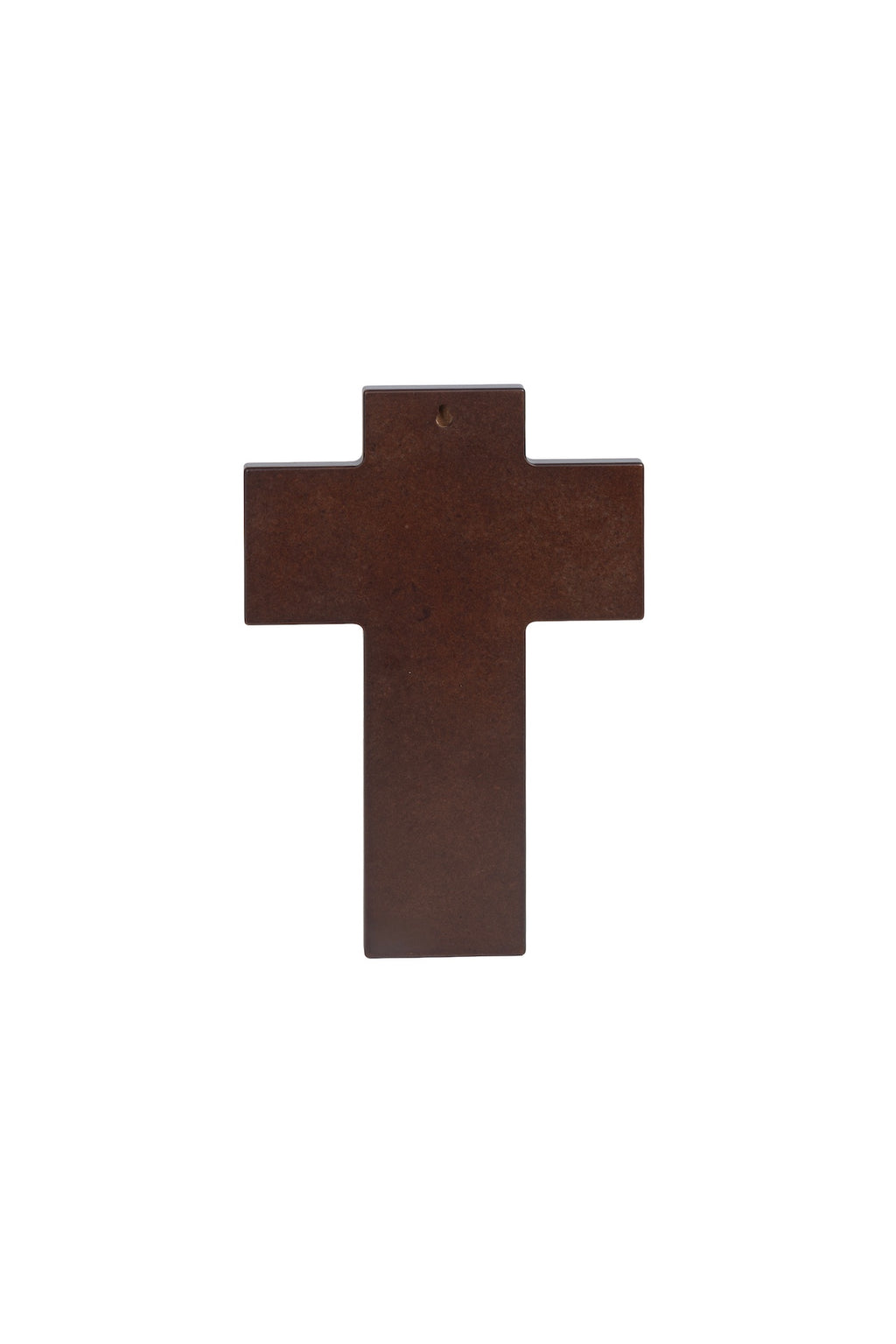 CRUZ MATRI. CON AROS DORADA EN MADERA