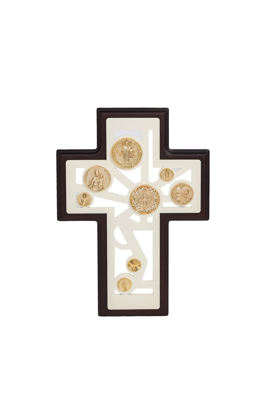 CRUZ MEDALLAS DORADO