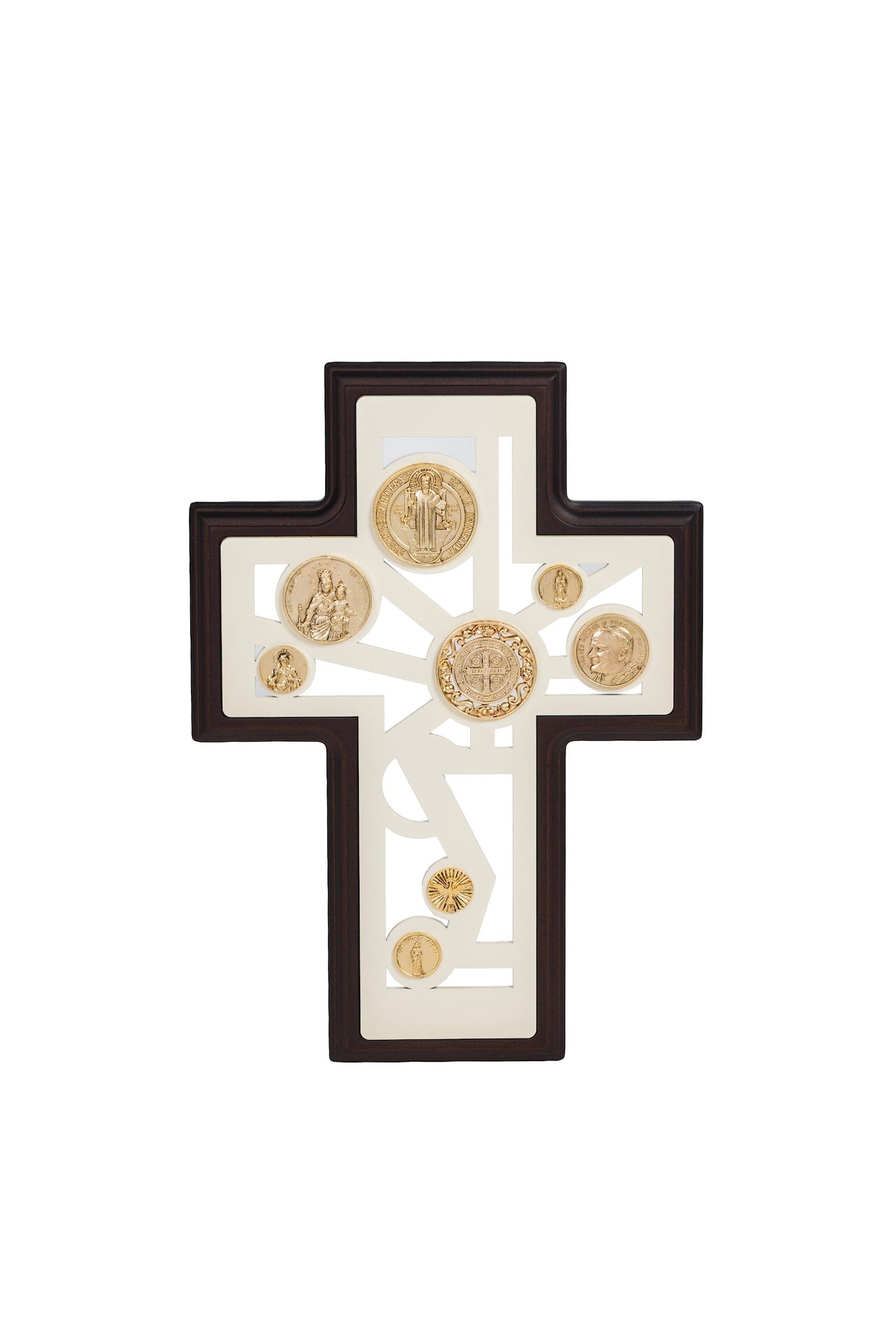 CRUZ MEDALLAS DORADO