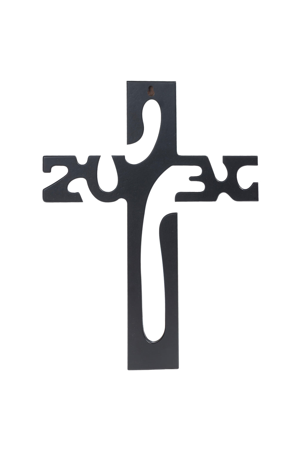 CRUZ DE JESUS RESACADA EN CHOCOLATE