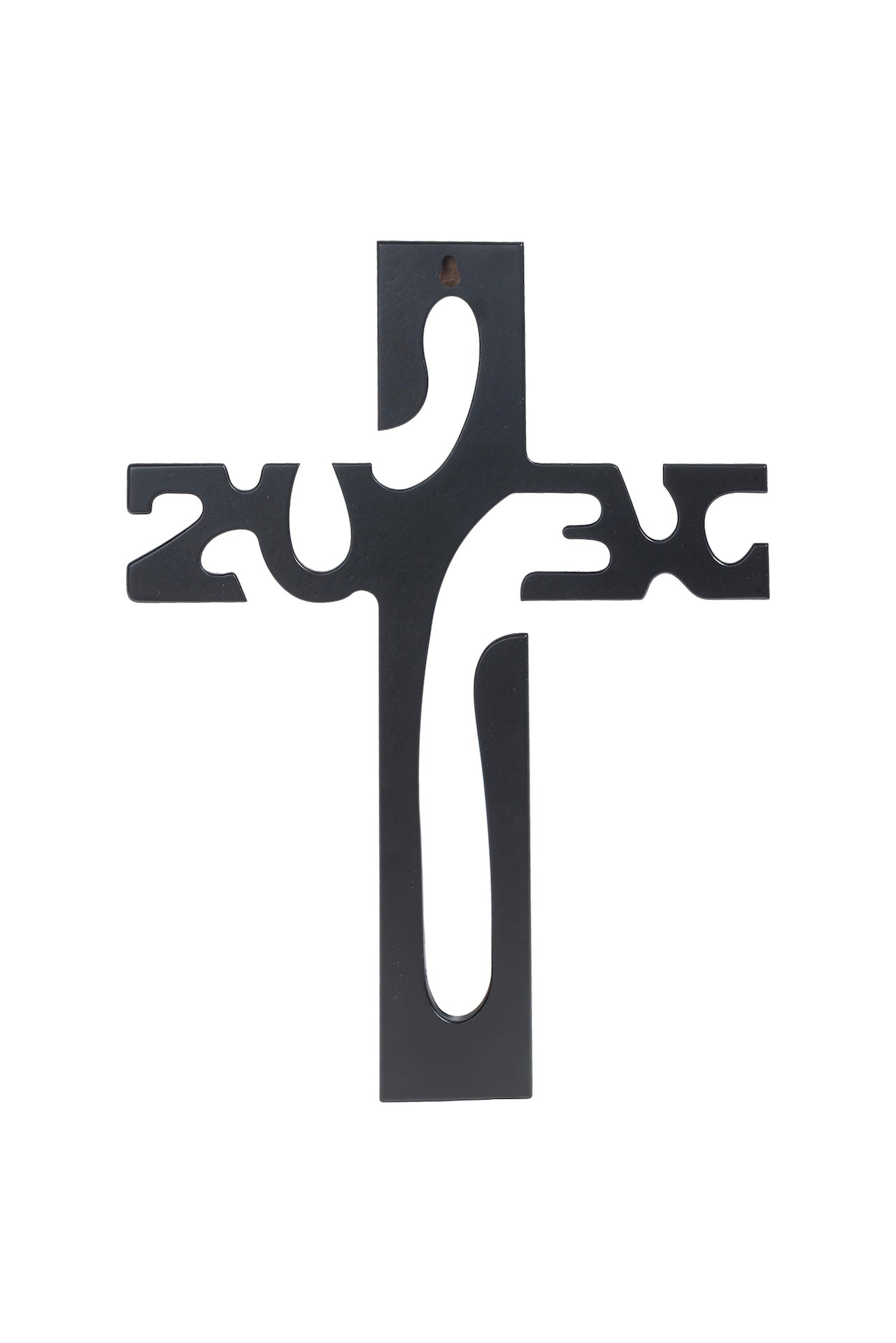 CRUZ DE JESUS RESACADA EN CHOCOLATE