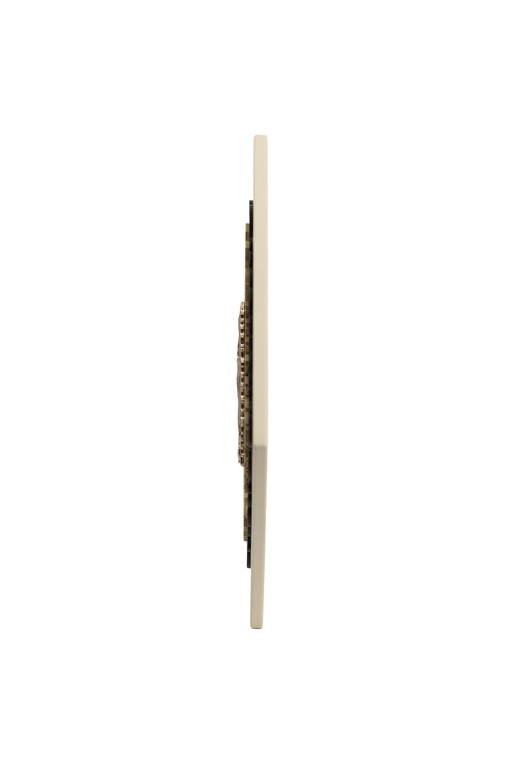 CUADRO ROMBO VIRGEN GUADALUPE BEIGE