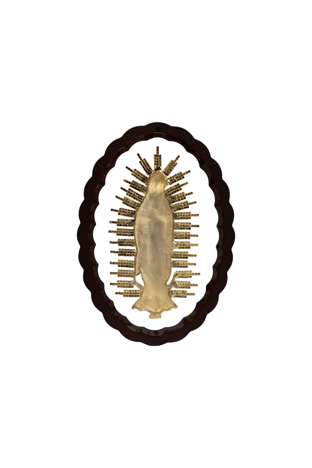 RETABLO VIRGEN DE GUADALUPE ACRILICO DORADO