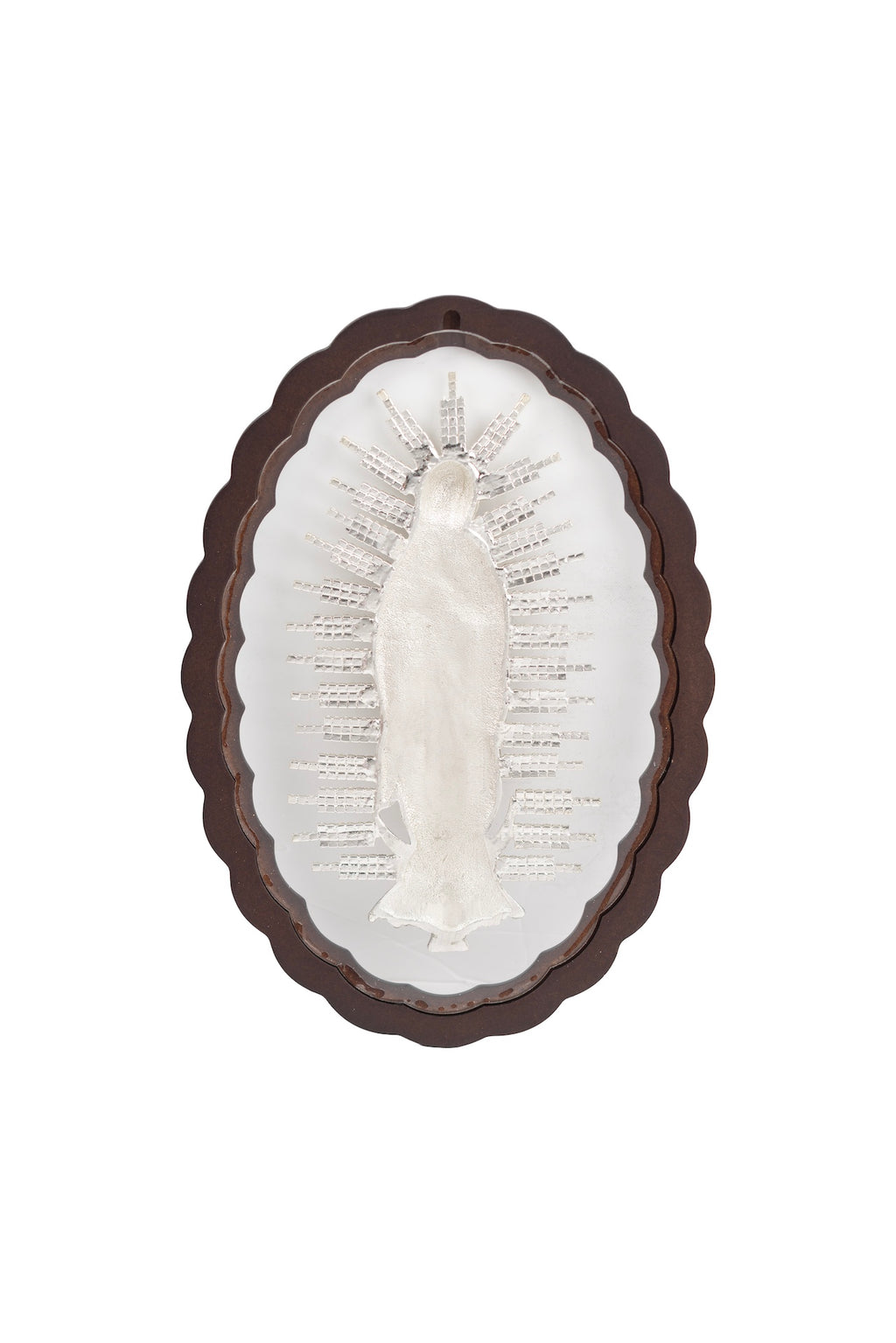 RETABLO VIRGEN DE GUADALUPE ACRILICO PLATA