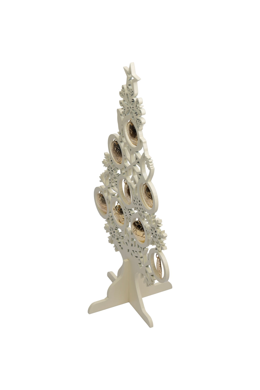 ARBOL NAVIDAD BEIGE DORADO