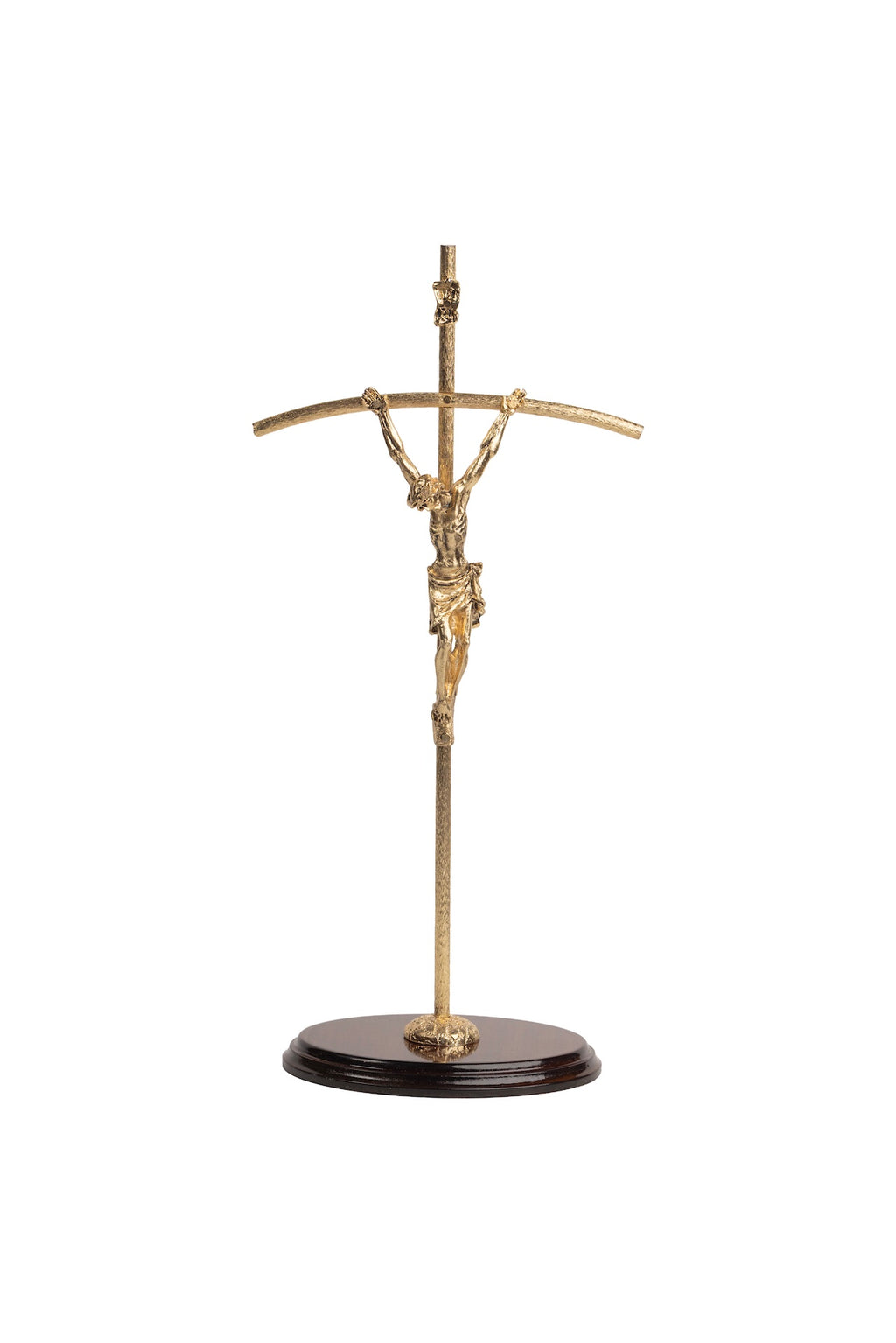 CRISTO #16 PAPAL DORADO C/BASE