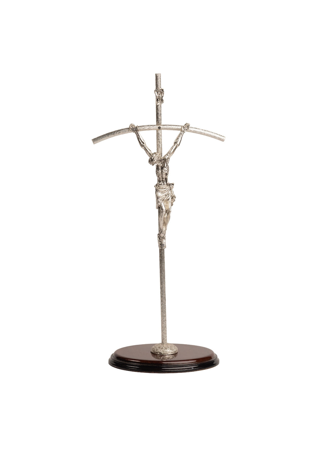 CRISTO #16 PAPAL PLATA C/BASE