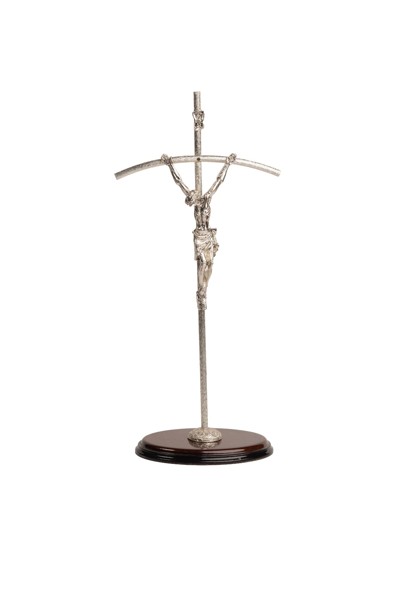 CRISTO #16 PAPAL PLATA C/BASE