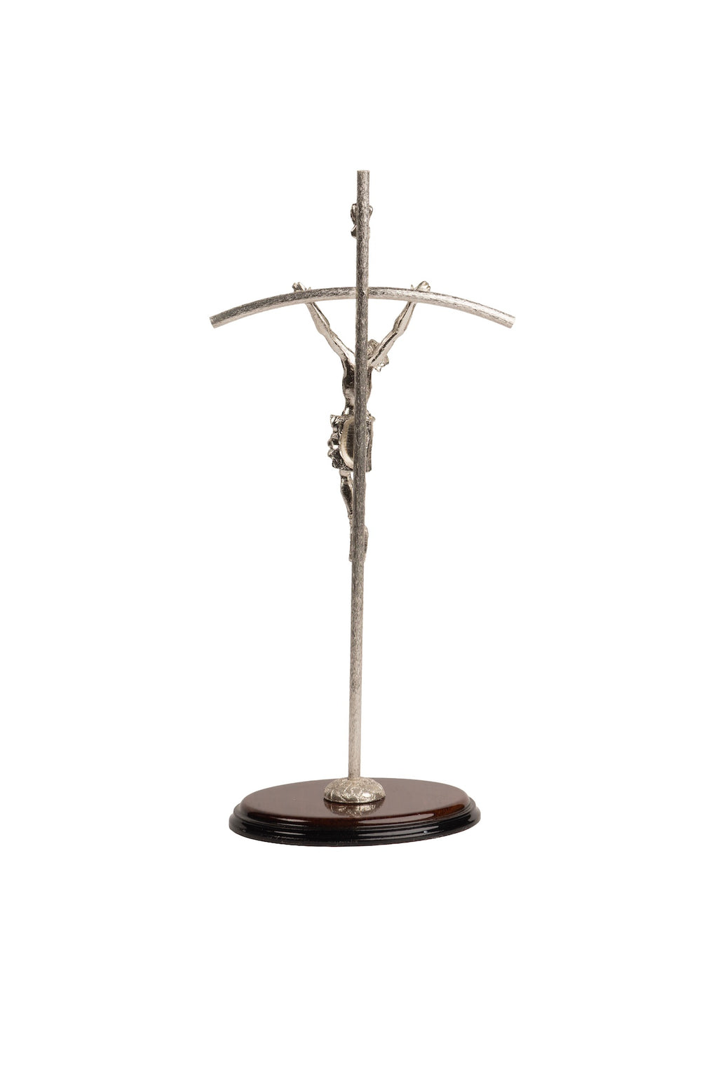 CRISTO #16 PAPAL PLATA C/BASE