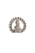 VIRGEN GPE. 1/2 CUERPO EN ARO PLATA CON PIEDRA