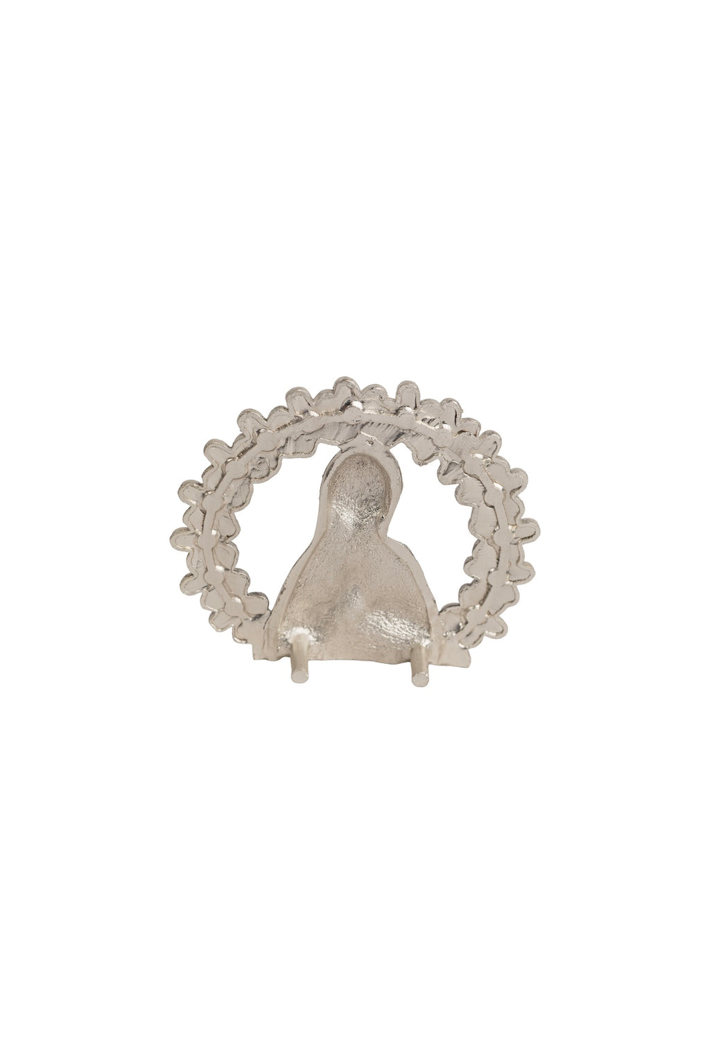 VIRGEN GPE. 1/2 CUERPO EN ARO PLATA