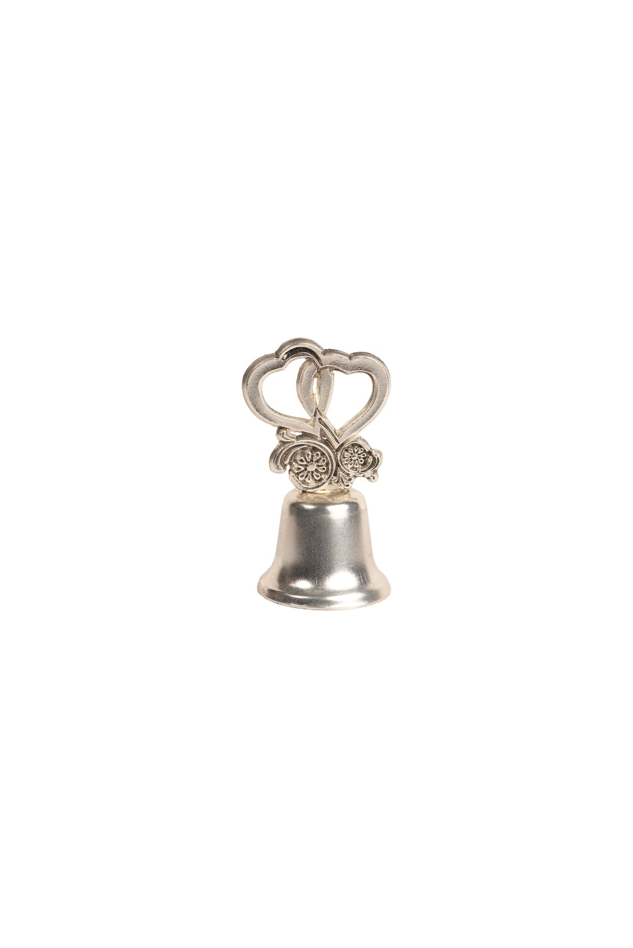 CAMPANA DOS CORAZONES PLATA