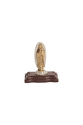 VIRGEN GPE. MED. COMBINADA CON BASE MADERA
