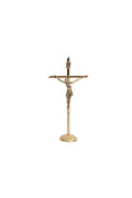 CRISTO #2 DORADO CON BASE