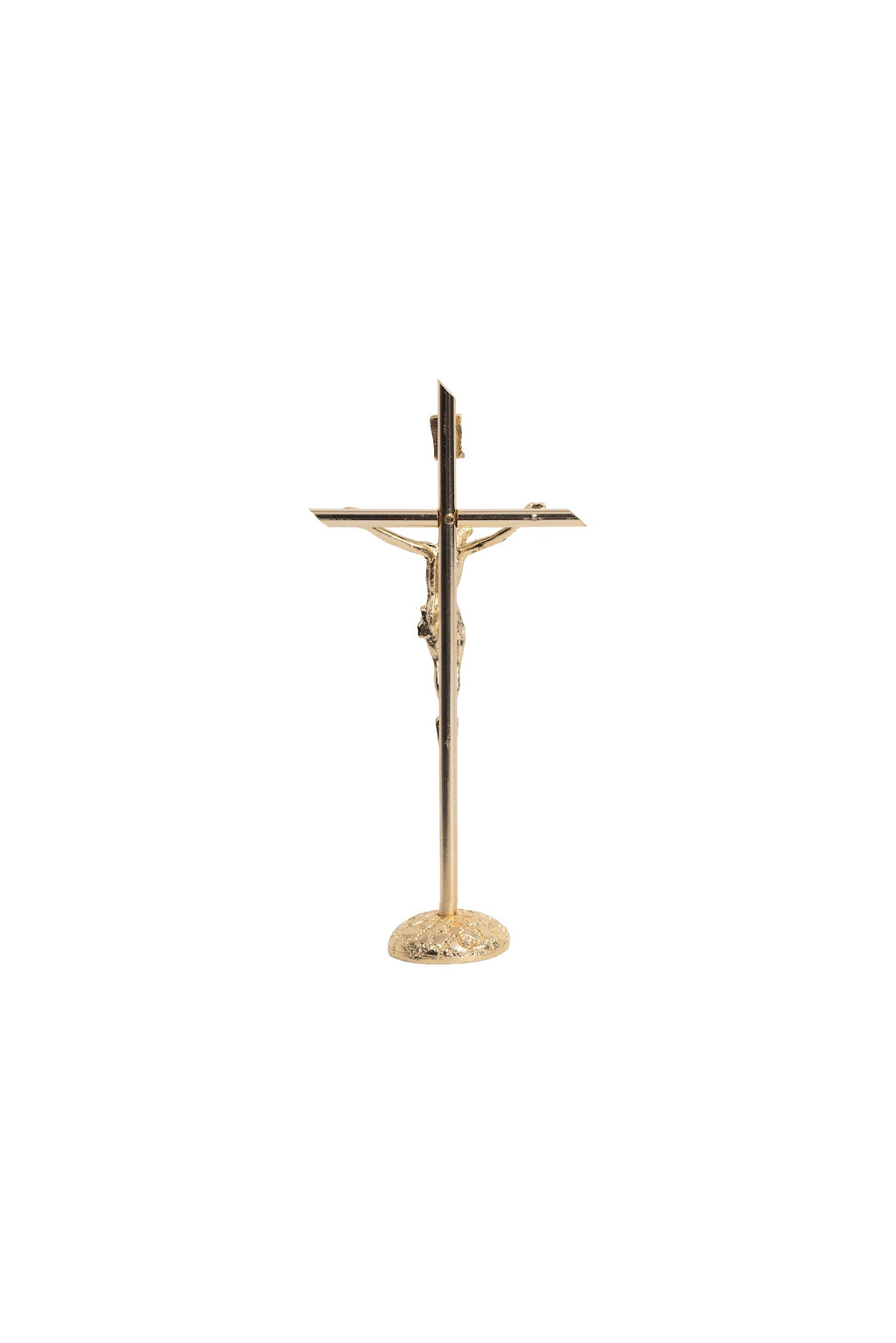CRISTO #2 DORADO CON BASE
