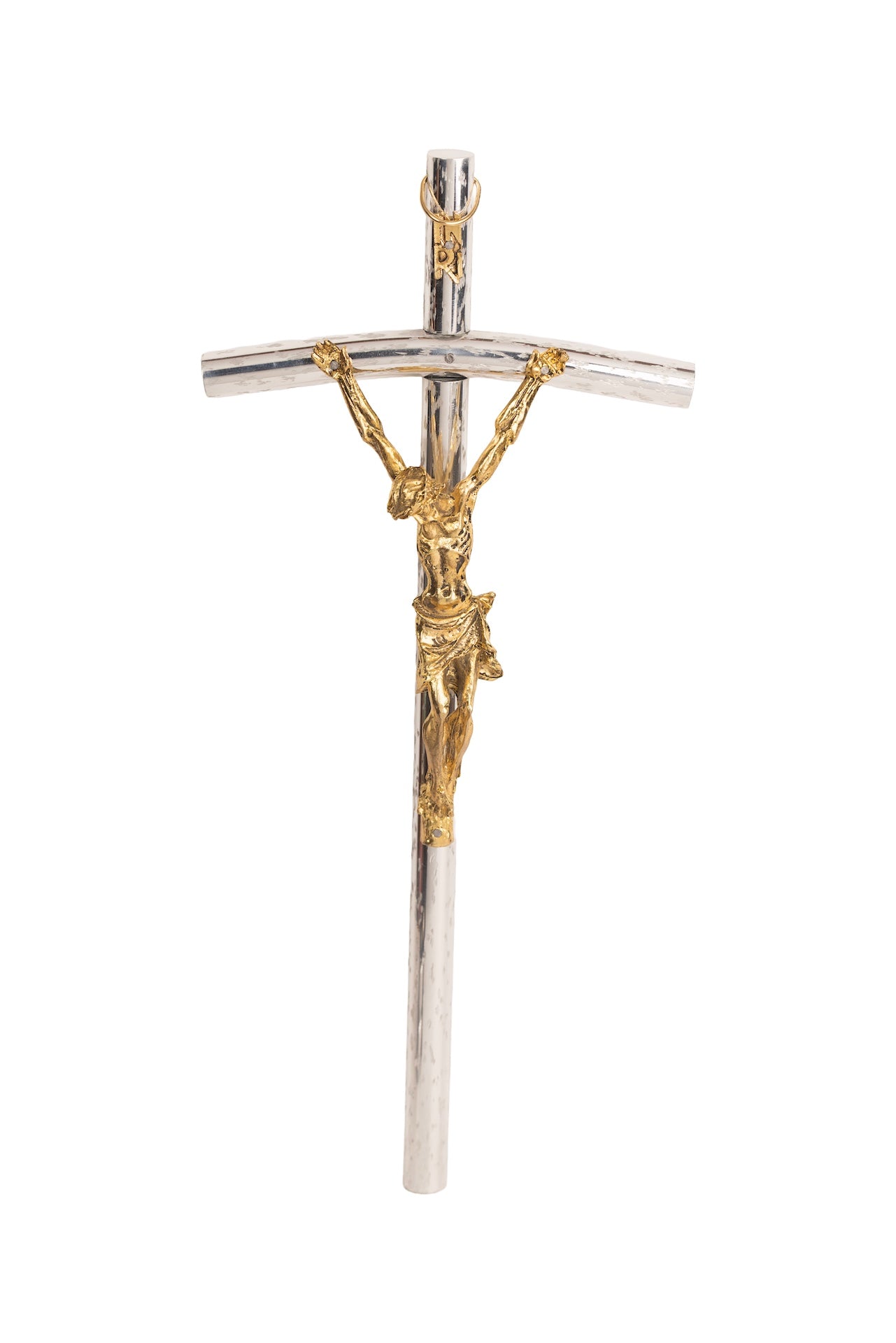 CRISTO #25 PAPAL CHAPA DE ORO