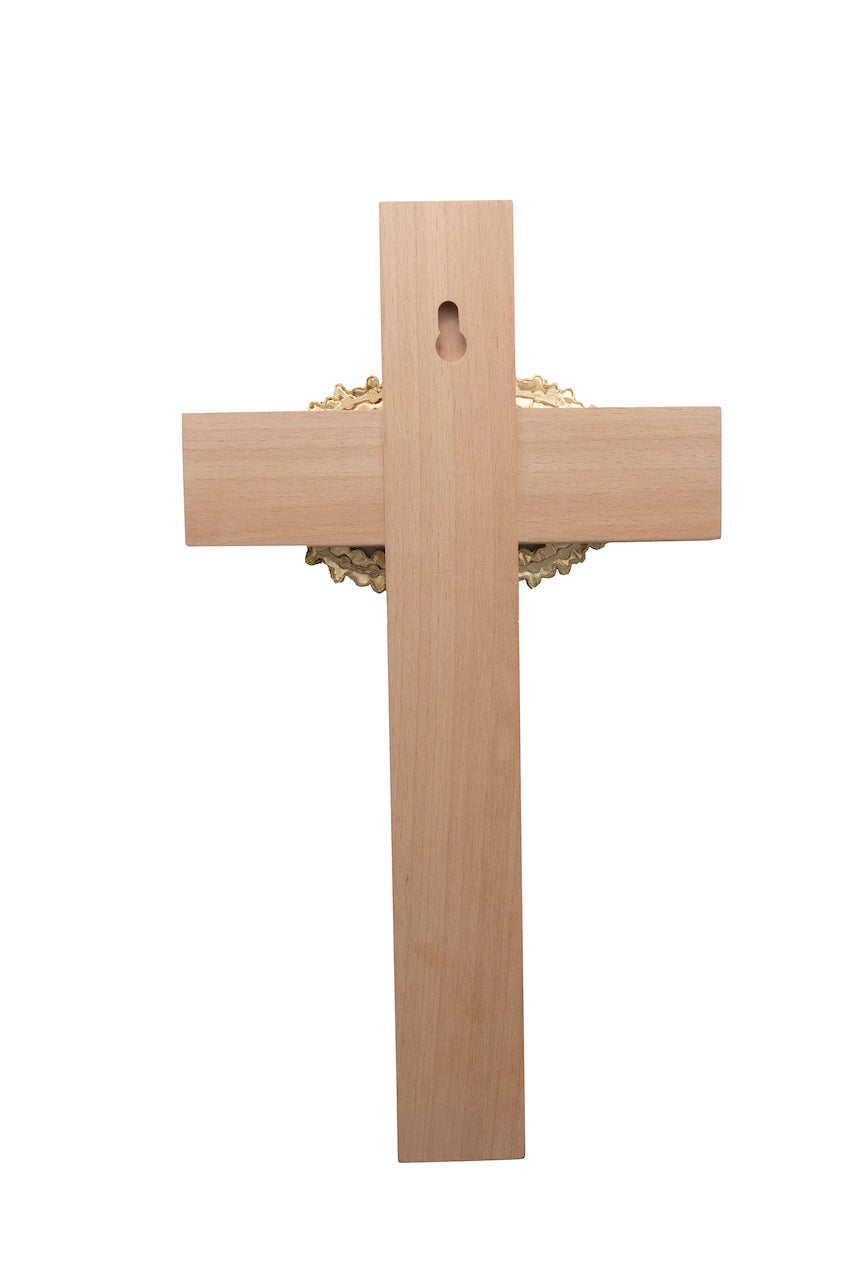 CRUZ MATRIMONIO DORADA