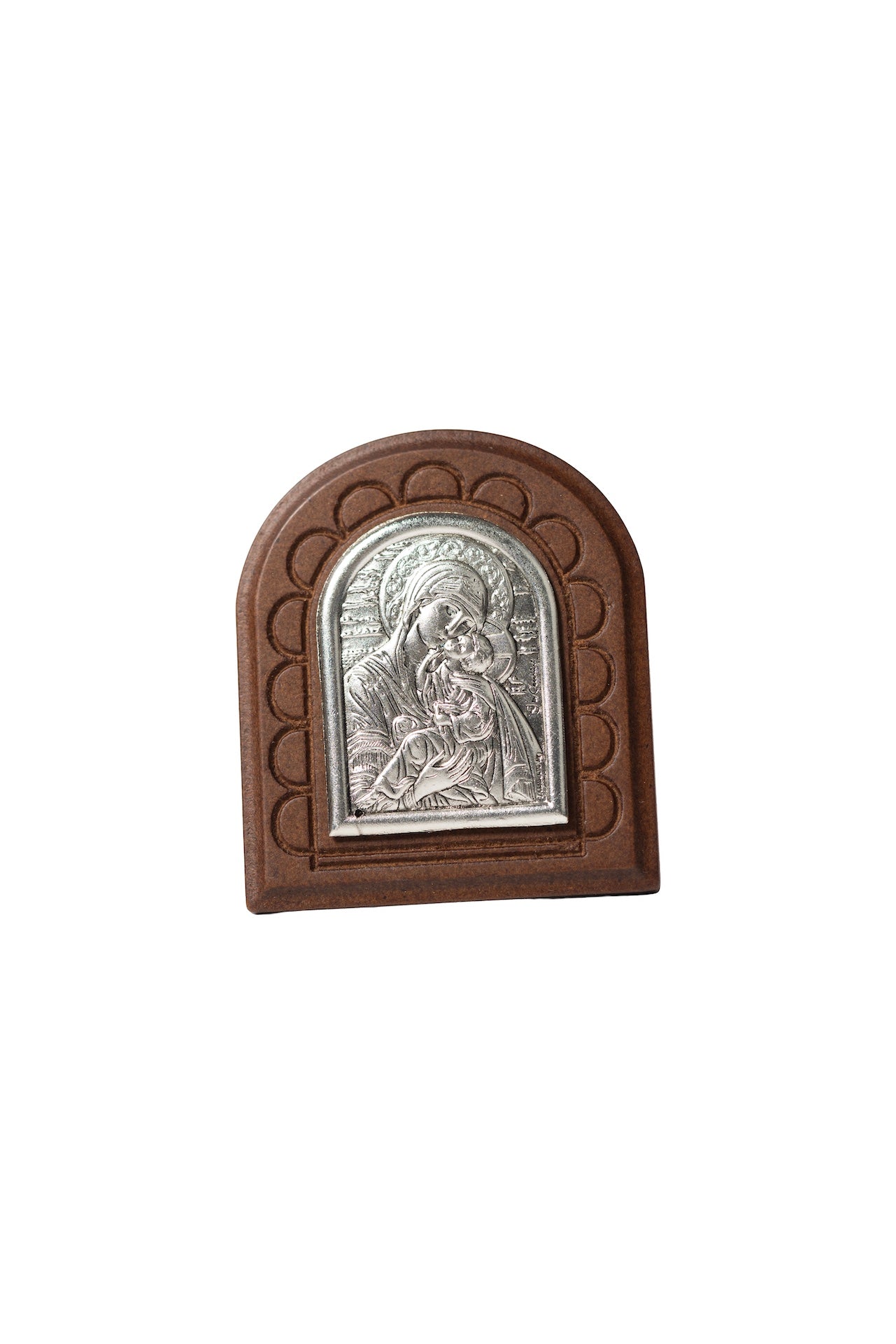 RETABLO MADONA ITALIANA PLATA