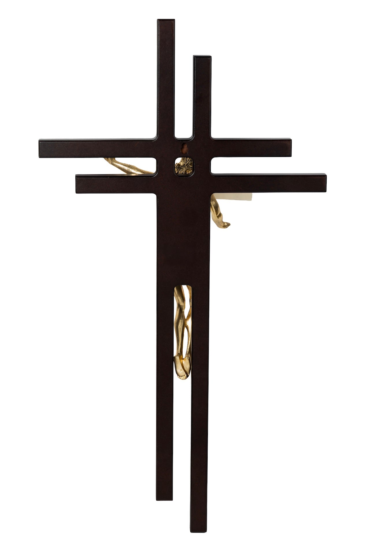 CRUZ JESUS RESUCITADO GRANDE DORADO