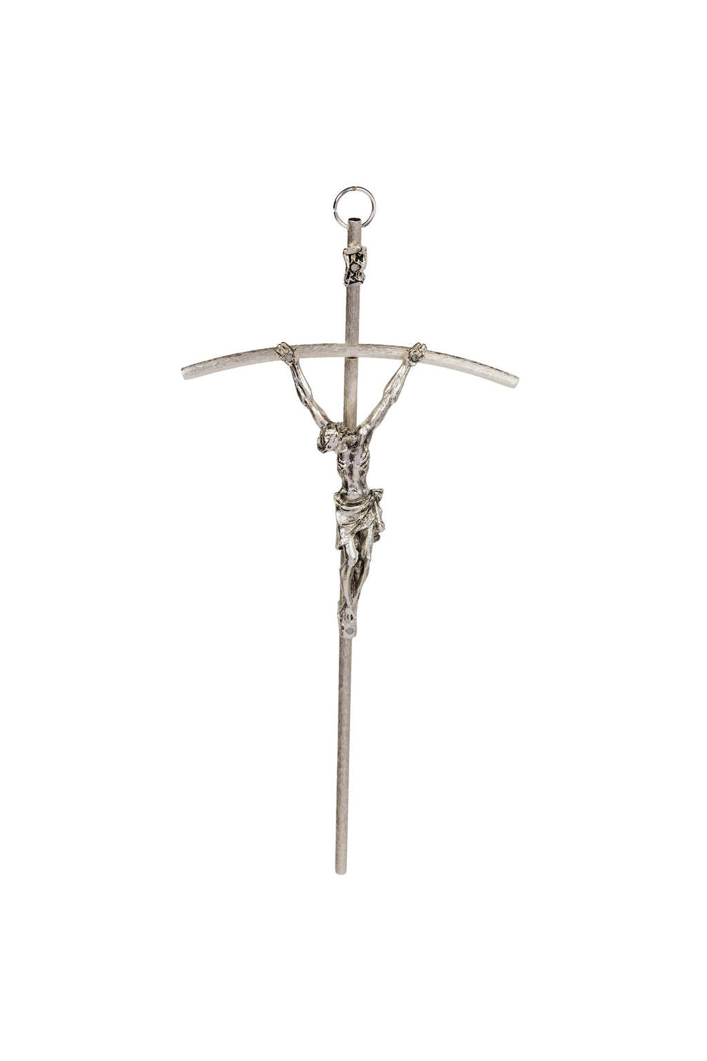 CRISTO #16 PAPAL RAYADO PLATA