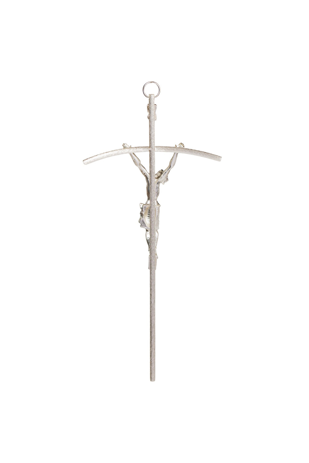 CRISTO #16 PAPAL RAYADO PLATA