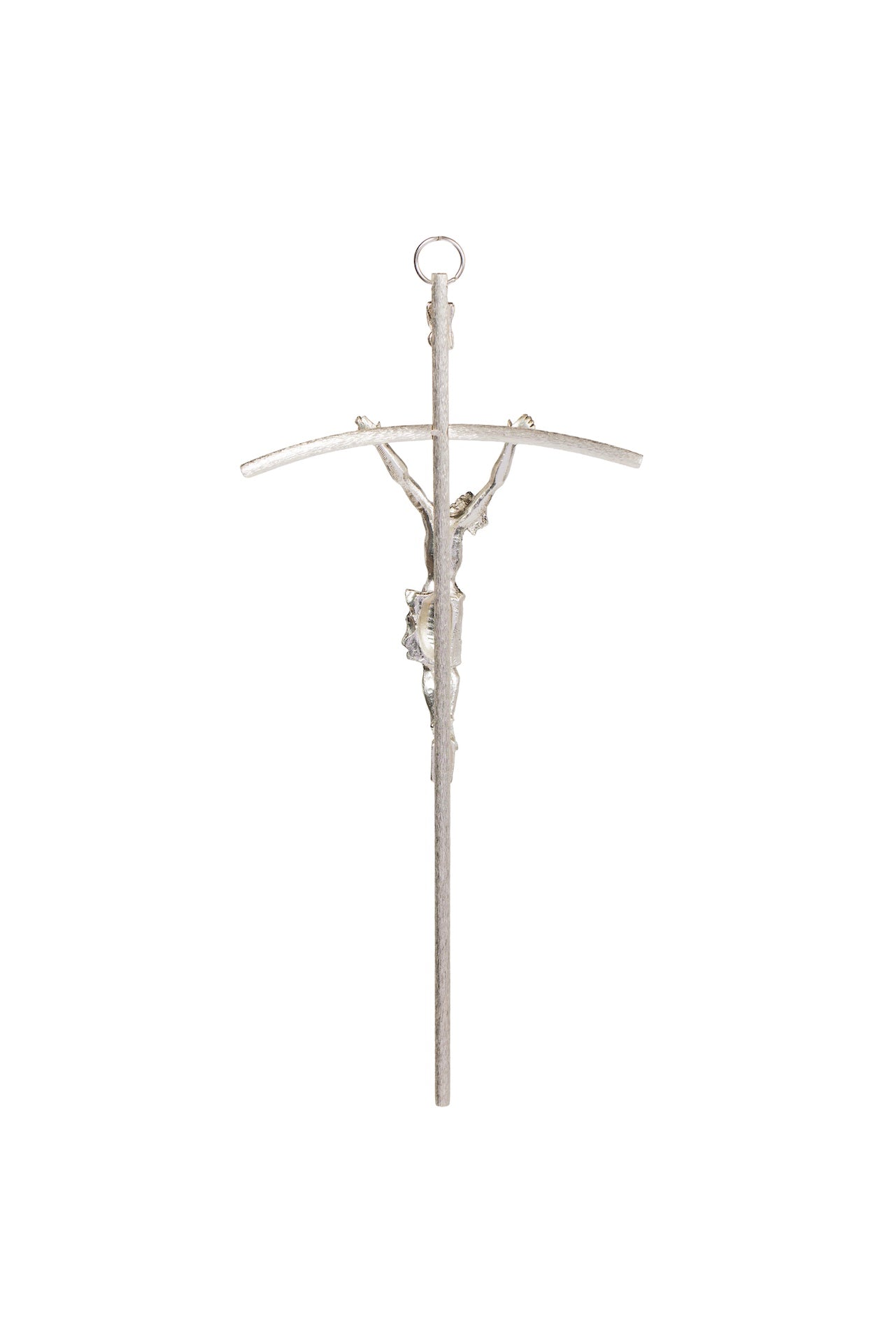 CRISTO #16 PAPAL RAYADO PLATA