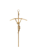 CRISTO #16 PAPAL RAYADO DORADO
