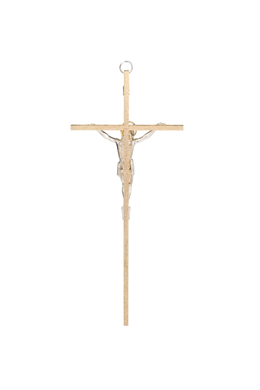CRISTO #15 DORADO CUADRADO CON AUREOLA