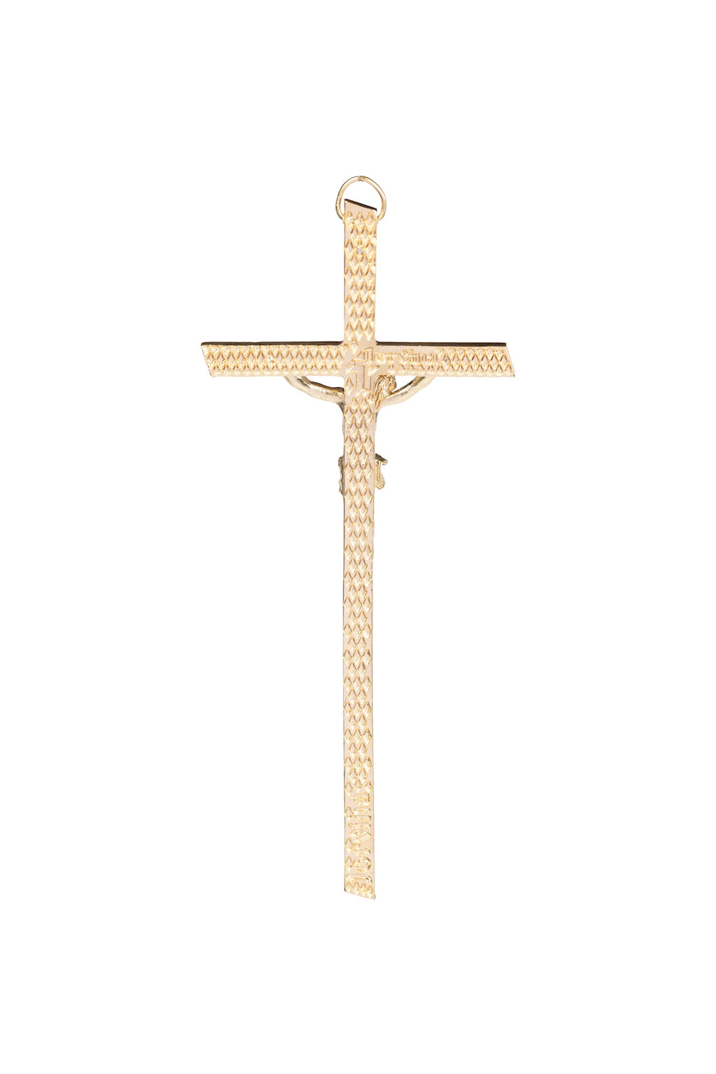 CRISTO #10 SOLERA DORADO GRABADO