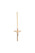 CRISTO HEXAGONAL CON CADENA RAYADO