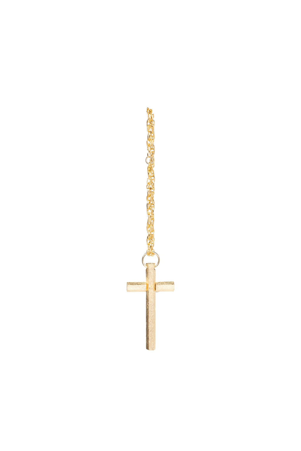 CRISTO CHICO HEXAGONAL CON CADENA RAYADO