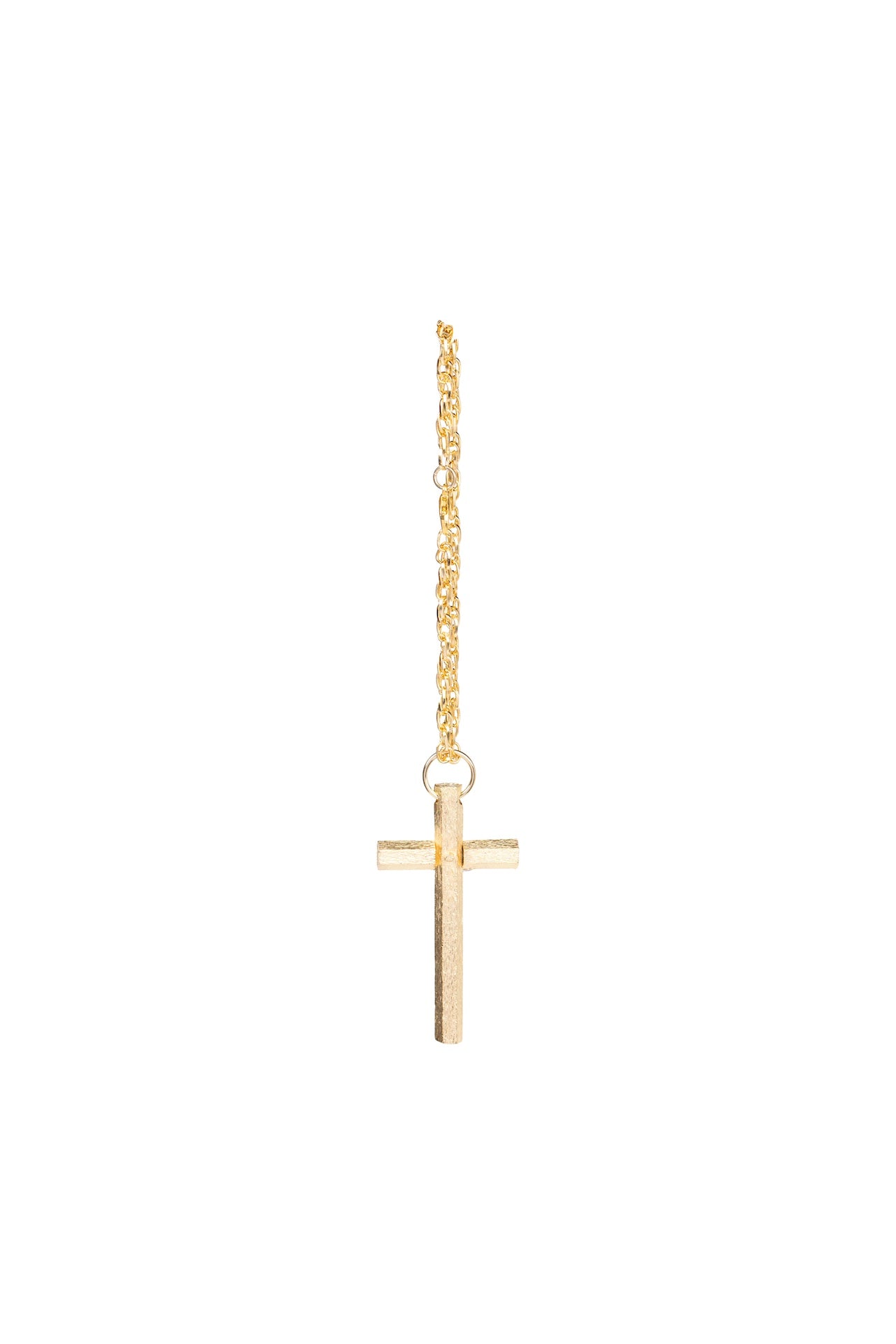 CRISTO CHICO HEXAGONAL CON CADENA RAYADO