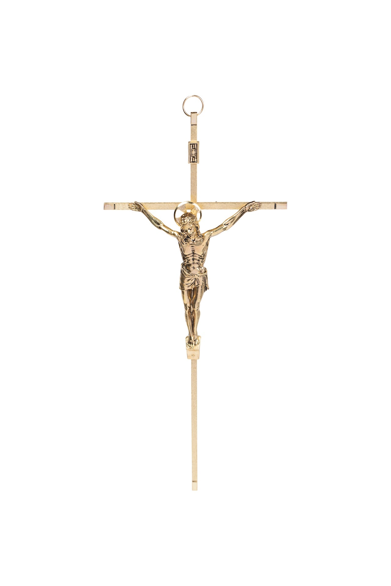 CRISTO #25 RAYADO CUADRADO DORADO