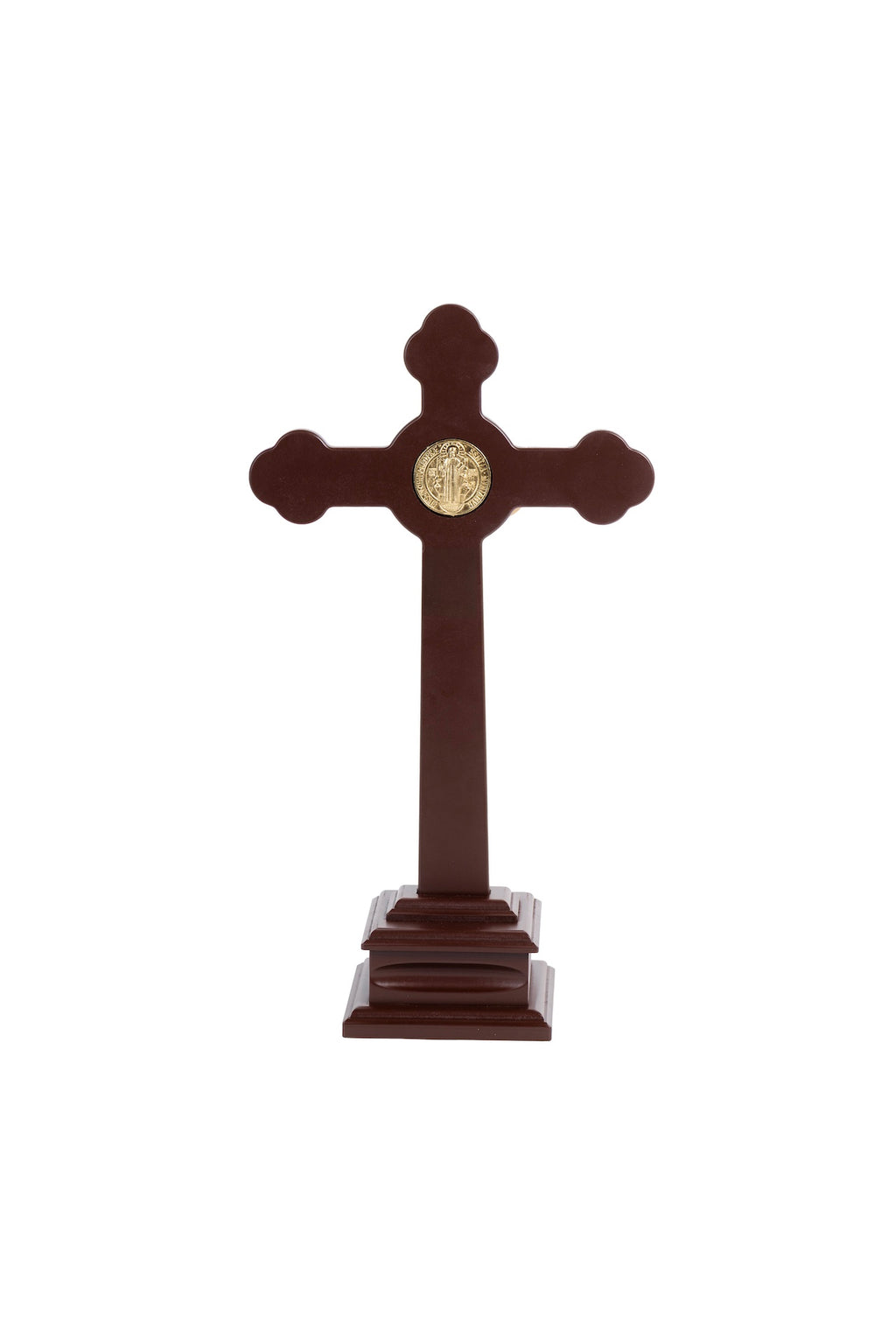 CRUZ DE RESINA CON BASE MEDIANO