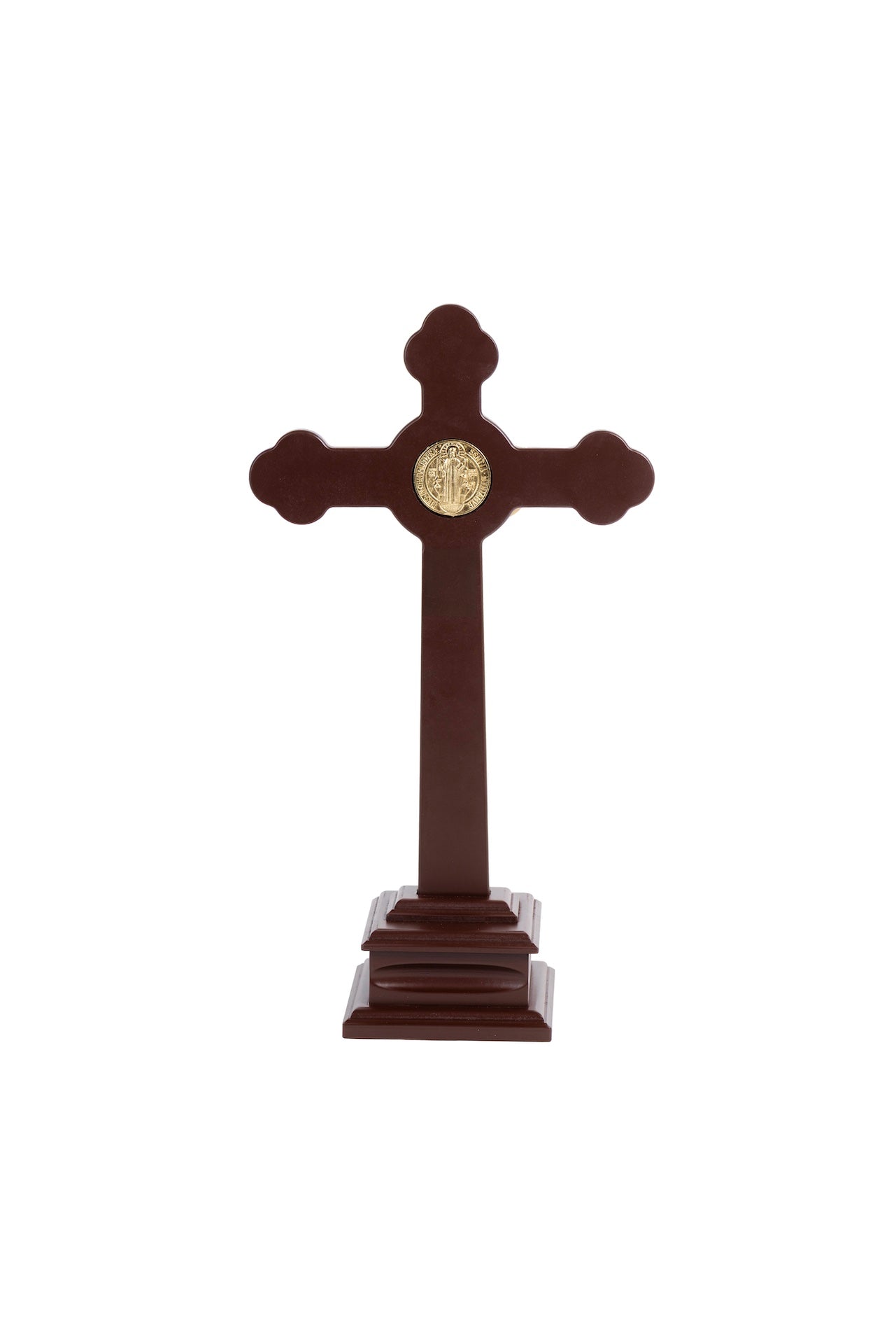 CRUZ DE RESINA CON BASE MEDIANO