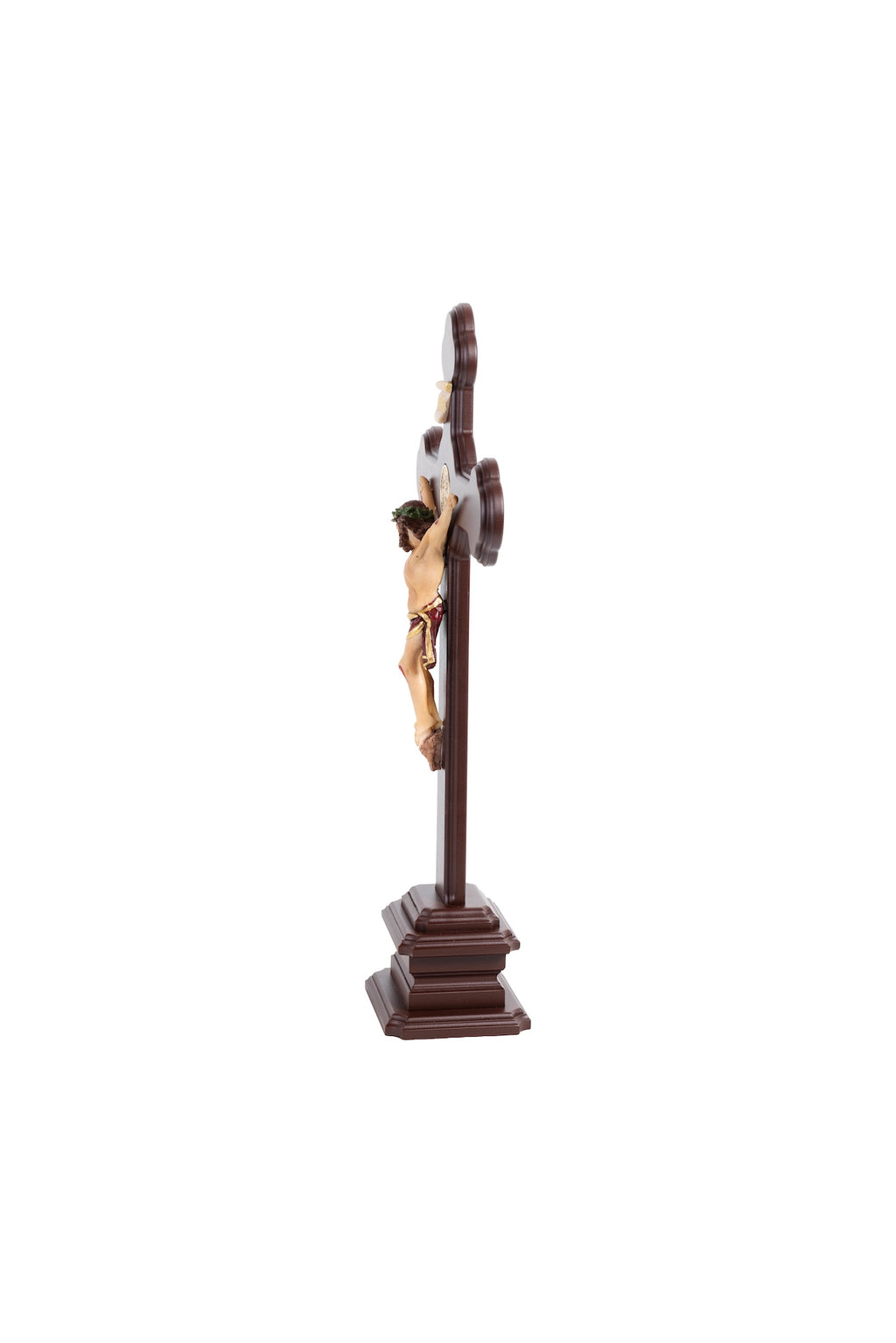 CRUZ DE RESINA CON BASE CHICO